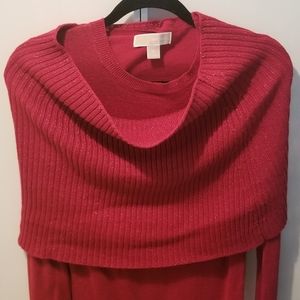 Michael Kors Sweater red cowl neck sweaters